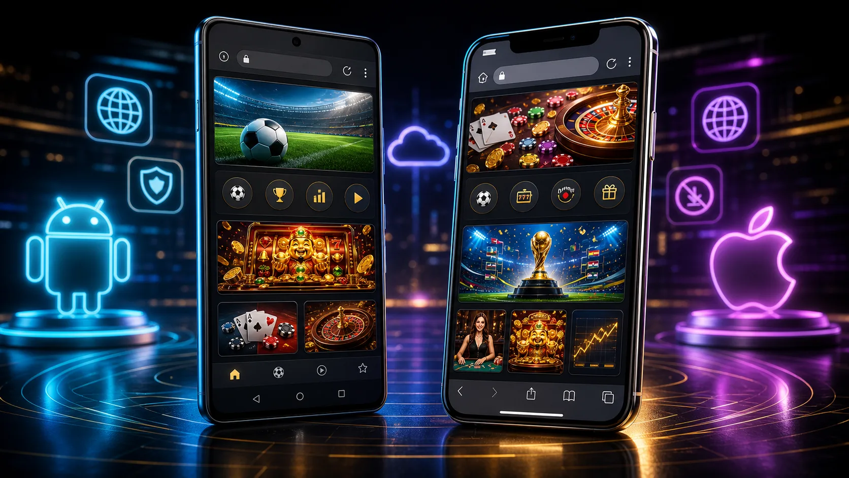 Experiência roobet compatível com Android e iOS no navegador mobile